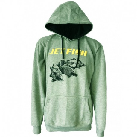Jet Fish kapucnis pulóver